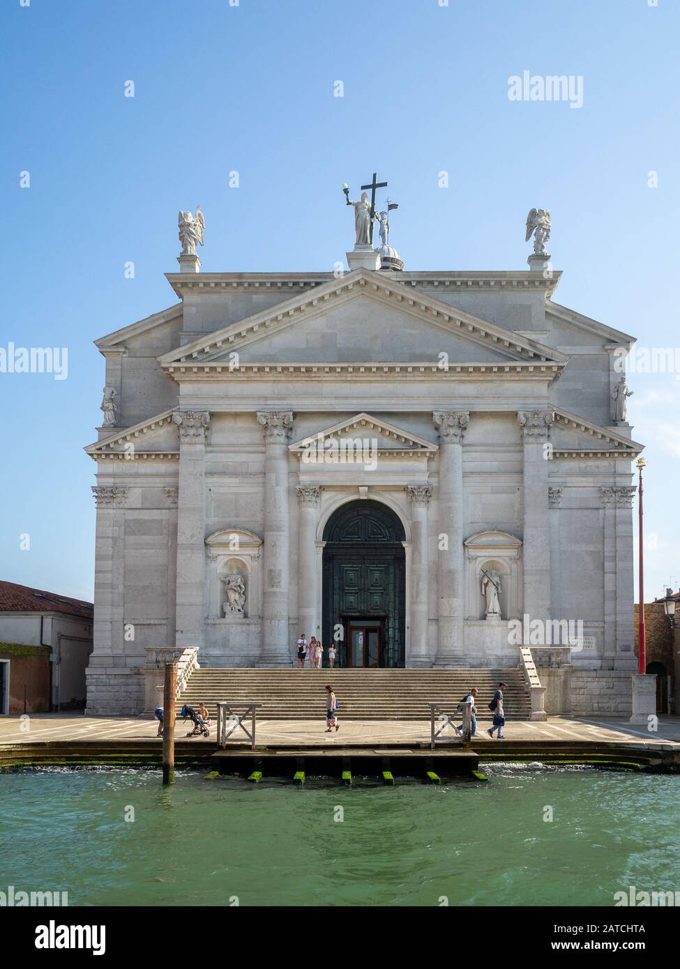 Chiesa del Santissimo Redentore am Giudecca Kanal Stockfoto