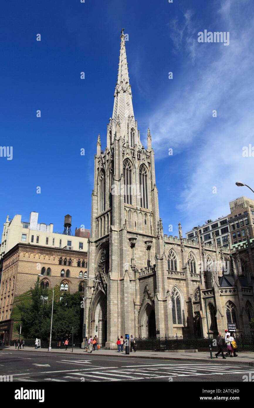 Grace Church, Greenwich Village, Manhattan, New York City, Vereinigte Staaten von Amerika Stockfoto