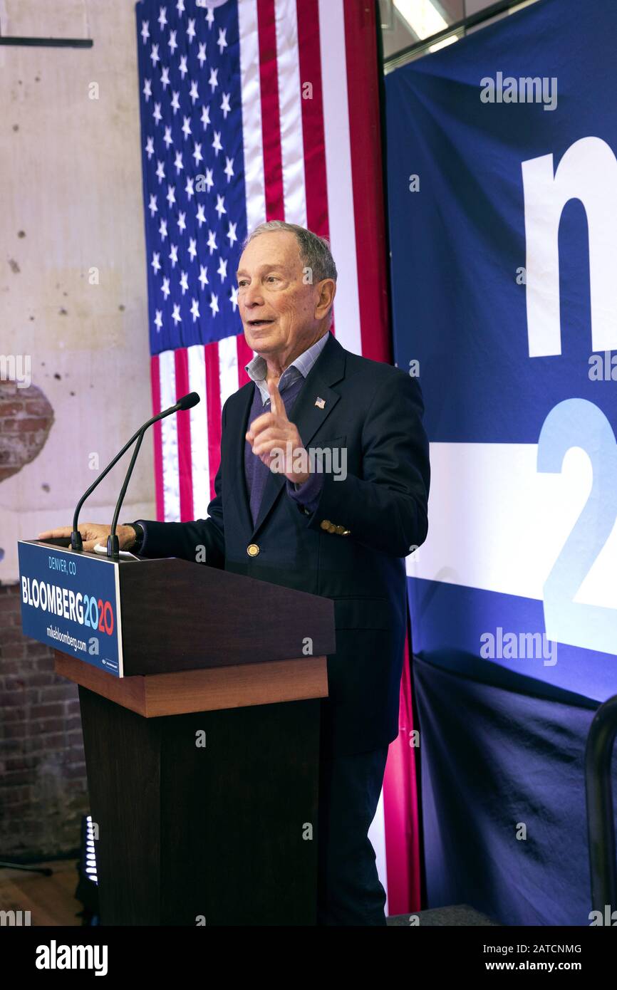 Denver, CO, USA. Februar 2020. 2020 02 01 033 bloomberg Credit: Beth Schneider/ZUMA Wire/Alamy Live News Stockfoto