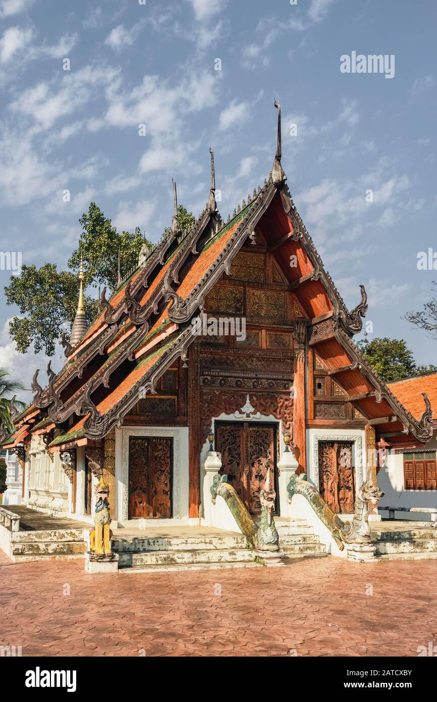 Wat Pratu Pong Tempel in Lampang, Thailand Stockfoto