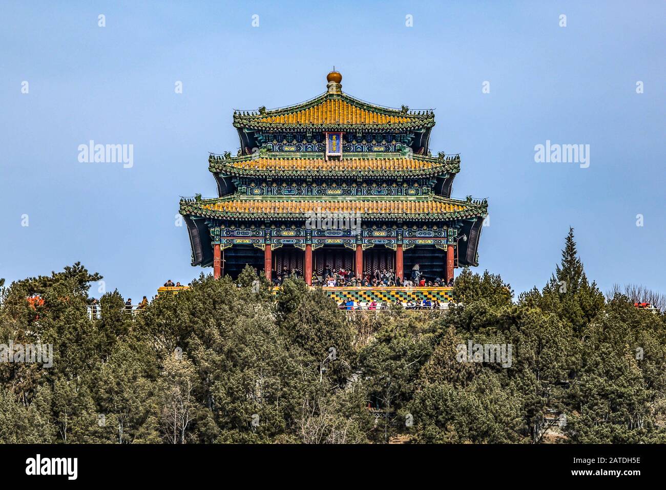 Die Verbotene Stadt war der chinesische Kaiserpalast von der Ming-Dynastie bis zum Ende der Qing-Dynastie Stockfoto