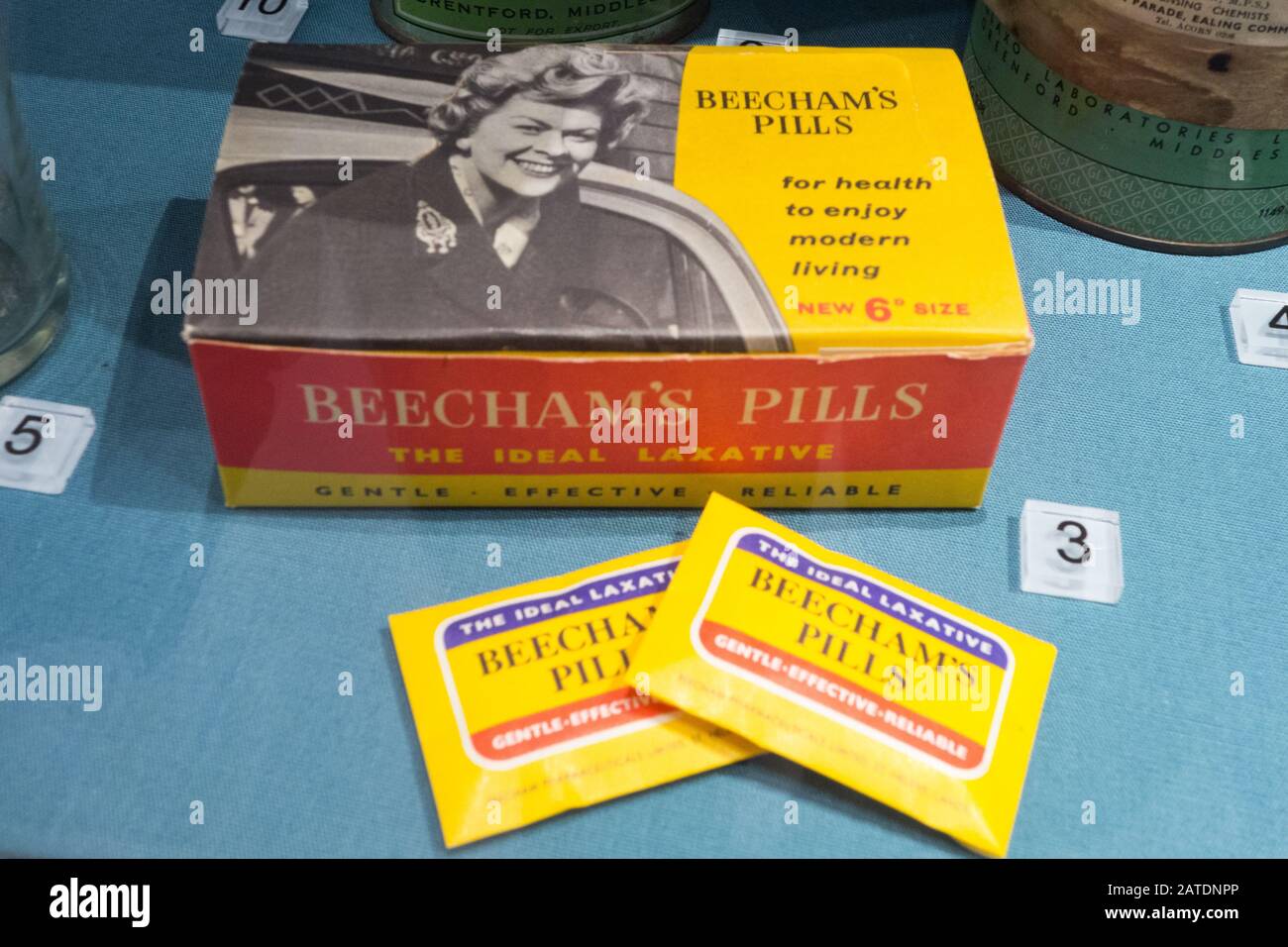 Beechams Medikamente für die Gesundheit, um modernes Leben zu genießen Stockfoto