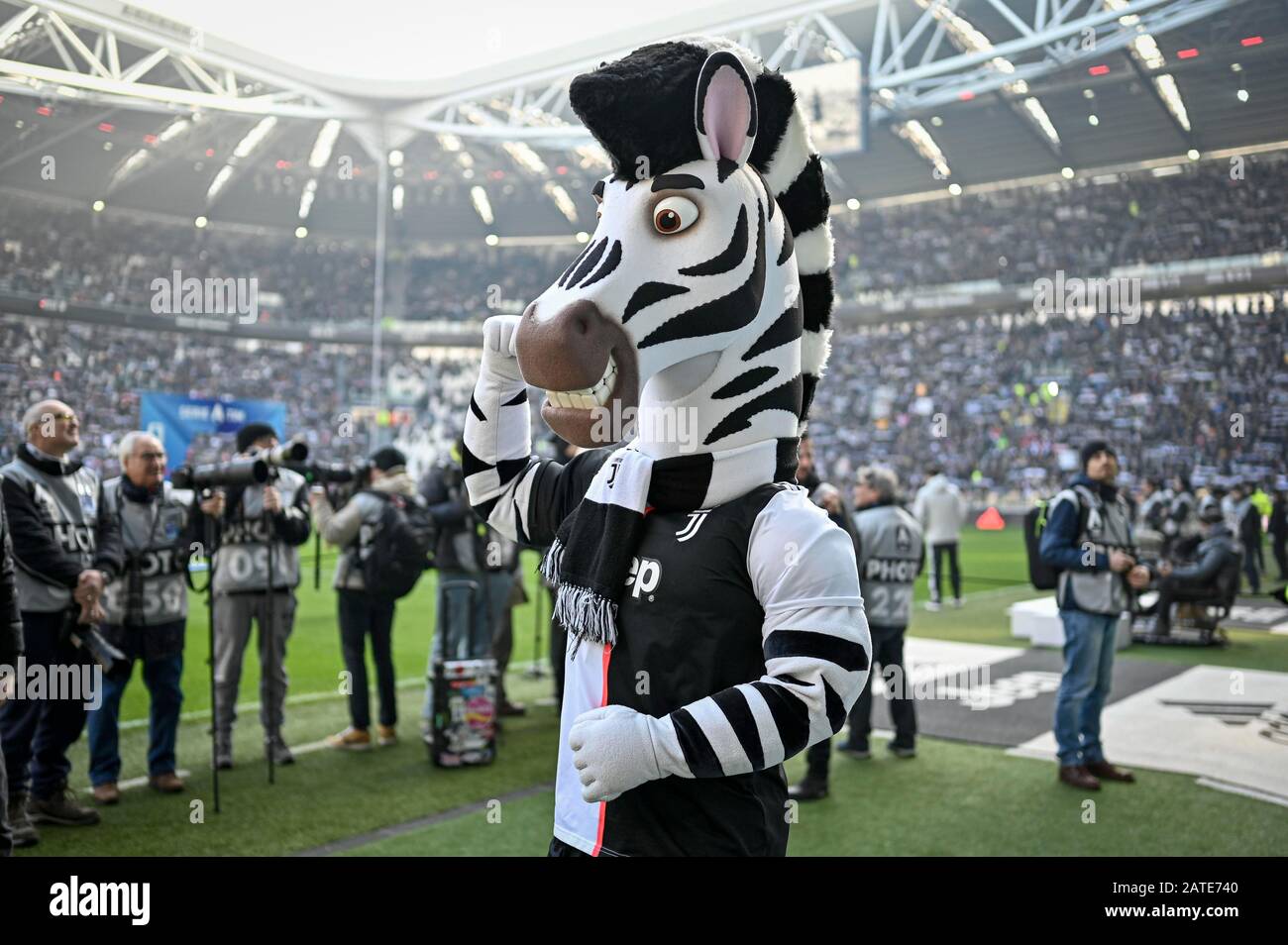 Turin, Italien. Februar 2020. Turin. Ligaspiel Serie A Tim 2019/2020. Juventus Vs Fiorentina. Allianz Stadium Bild: Credit: Independent Photo Agency/Alamy Live News Stockfoto