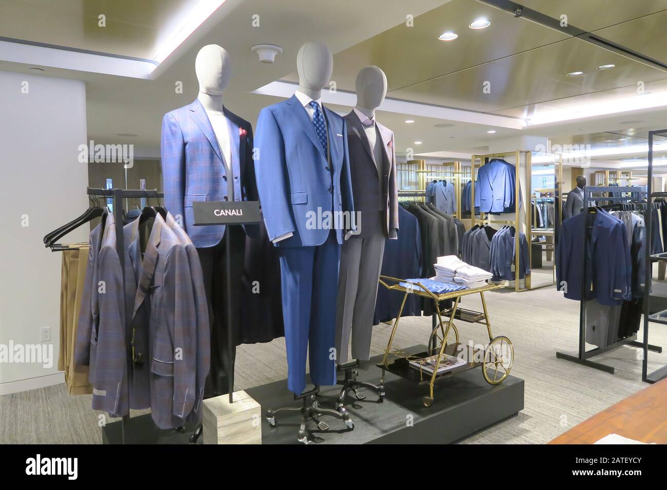 Nordstrom Flaggschiff Herren Store in New York City, USA Stockfoto