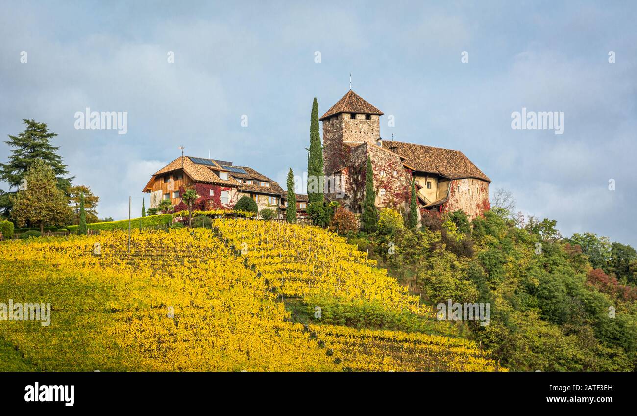 Schloss Warth in Südtirol, Norditalien. Stockfoto