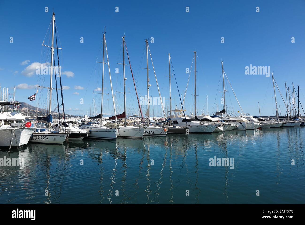 Puerto Deportivo de Fuengirola, Fuengirola, Costa del Sol, Spanien Stockfoto