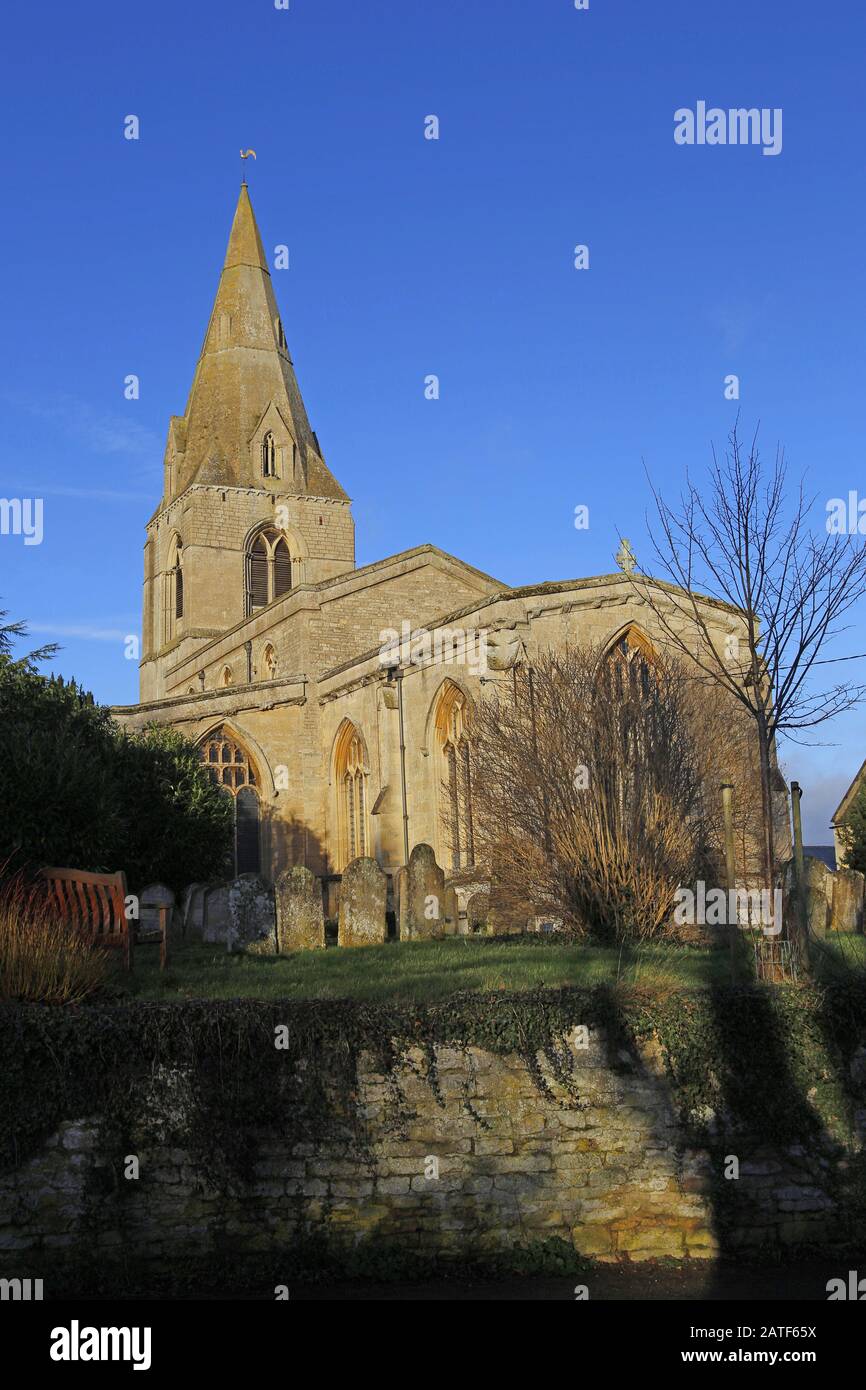 St. John the Evangelist Church, Ryhall, Rutland Stockfoto