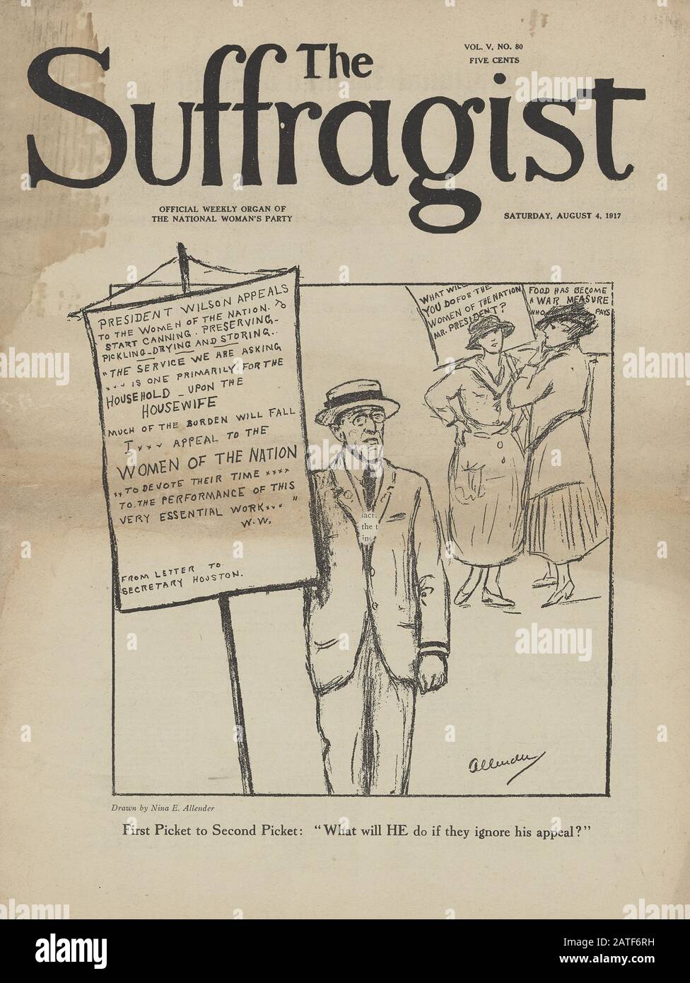 The Suffragist 02 - Frauenwahlrecht in den Vereinigten Staaten von Amerika, im Jahr 1920' Stockfoto