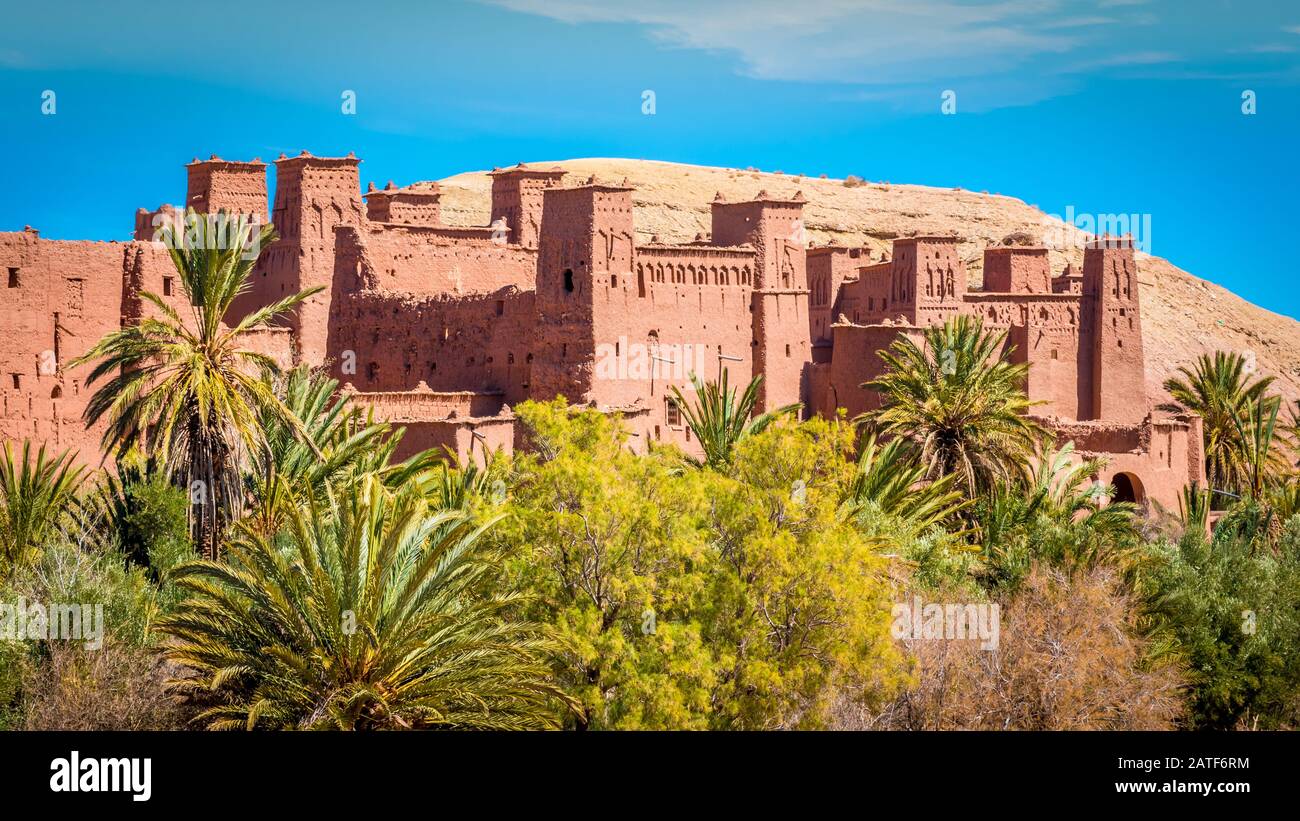 UNESCO-Welterbe Ksar von Ait Benhaddou, Marokko Stockfoto