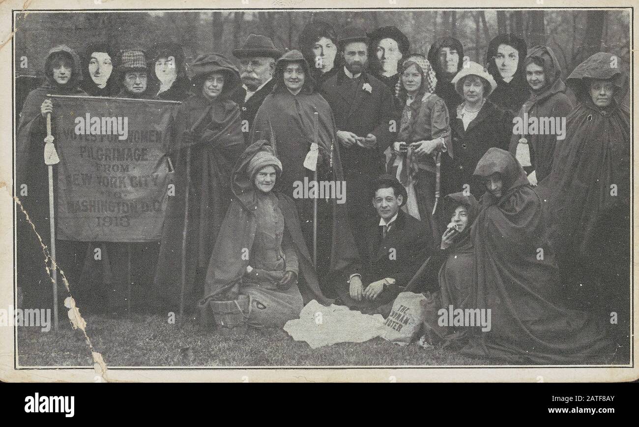 Stimmen für Frauen Pilgerreise - Von New York City nach Washington, DC, 1913. - Frauenwahlrecht in den Vereinigten Staaten von Amerika, im Jahr 1920" Stockfoto