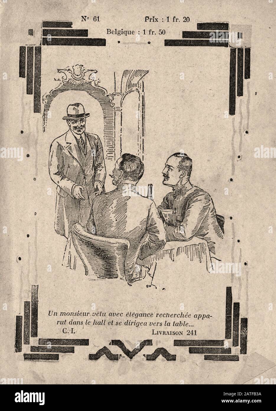 Die Dreyfus-affäre 1894-1906 - Le Calvaire d'un Unschuldig, nein. 61 - Französisch anonyme Bildband Stockfoto