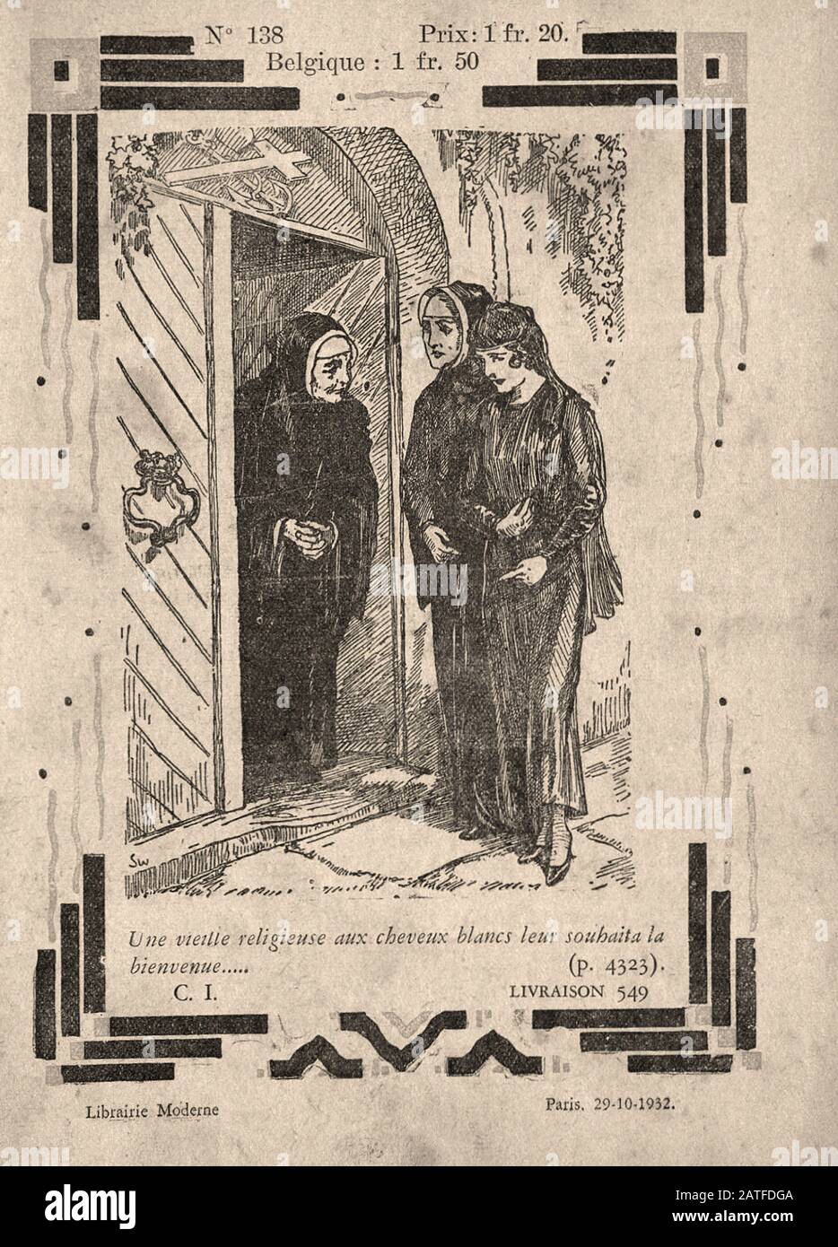 Die Dreyfus-affäre 1894-1906 - Le Calvaire d'un Unschuldig, nein. 138 - Französische anonyme Bildband Stockfoto