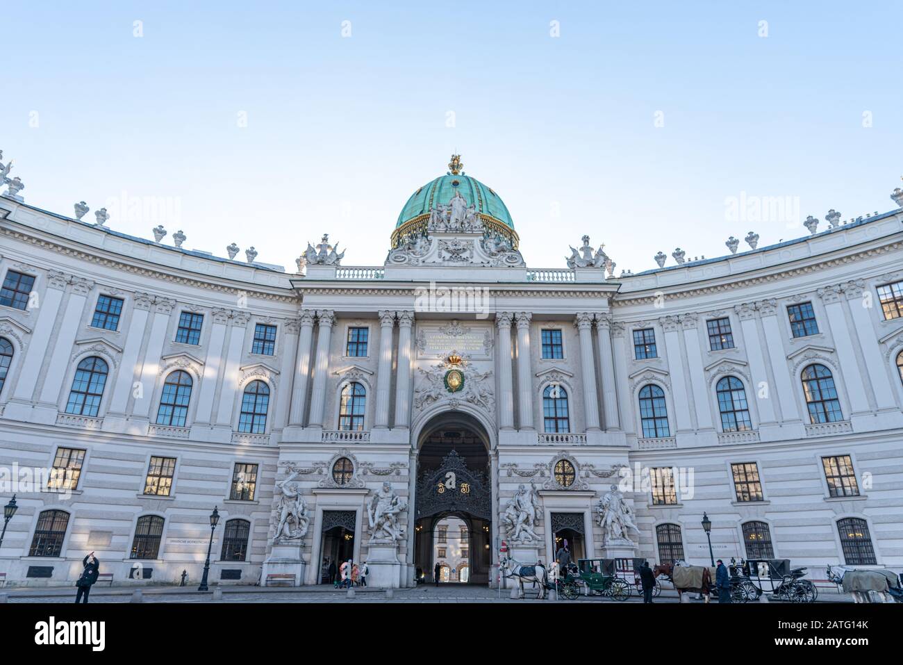 Hofburg Palast, Wien, Österreich Stockfoto