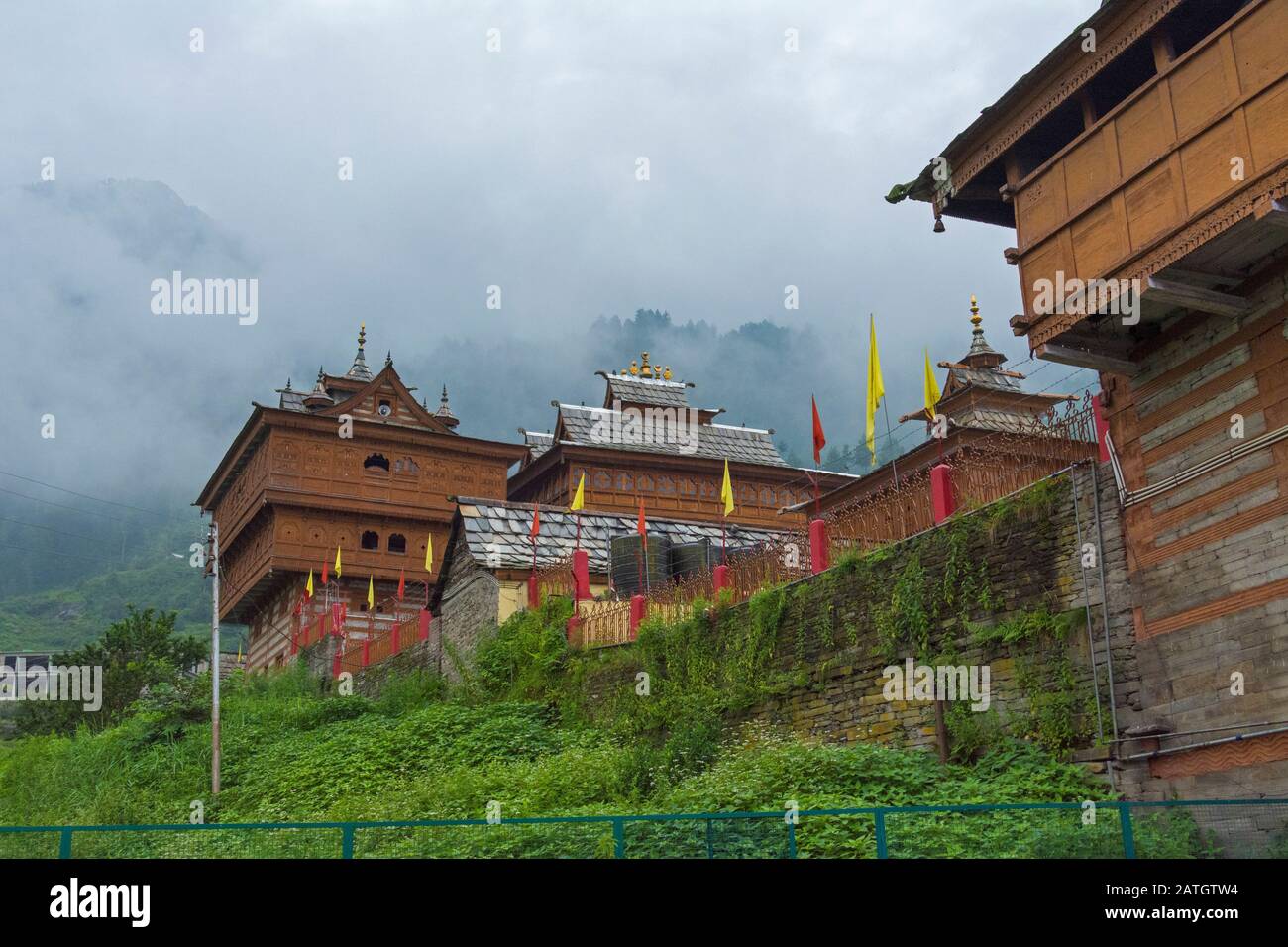 Monestray, Sarahan, Himachal Pradesh, Indien Stockfoto