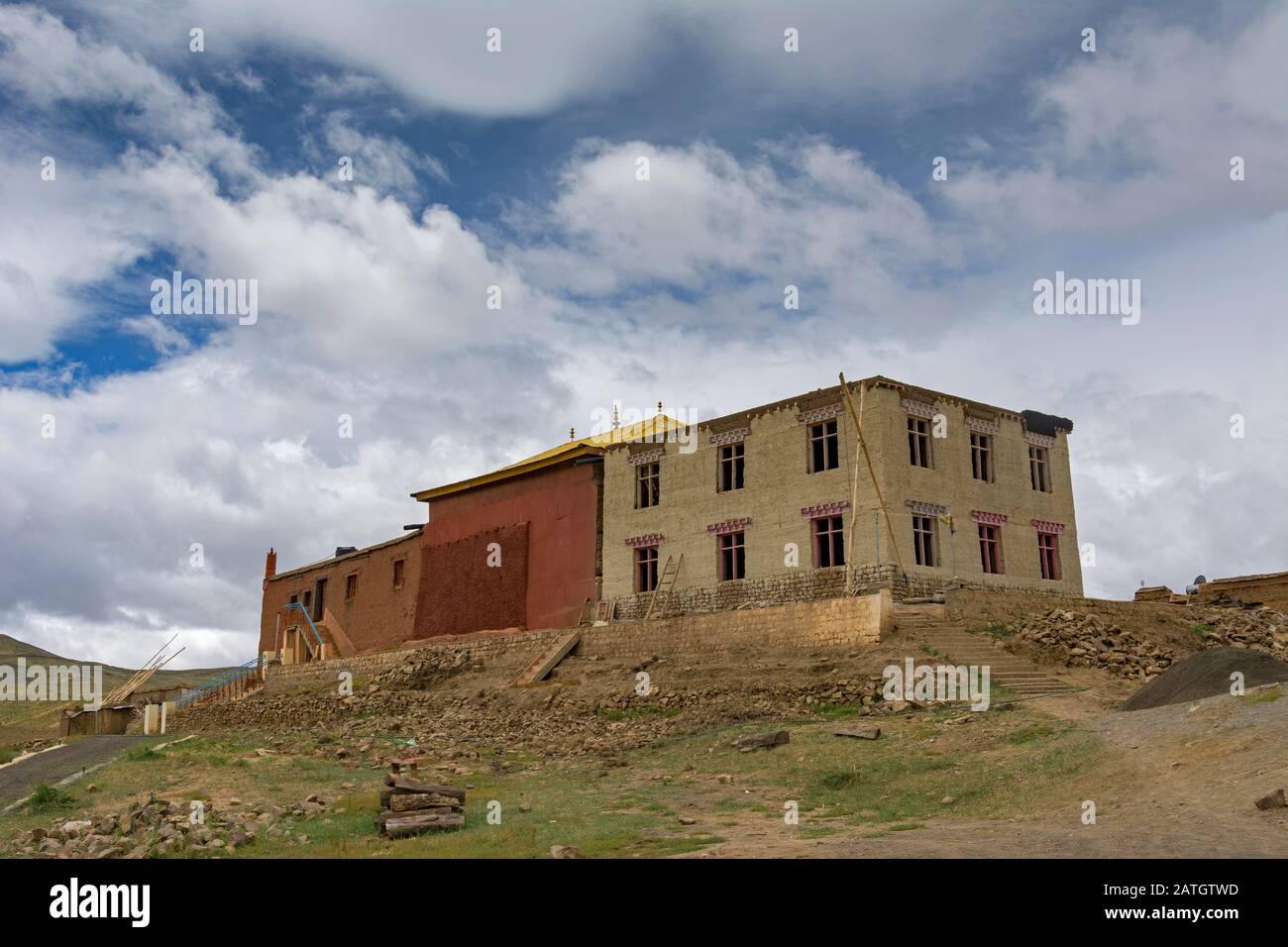 Kloster Tangyud oder Kloster Komic, Spiti, Himachal Pradesh, Indien Stockfoto