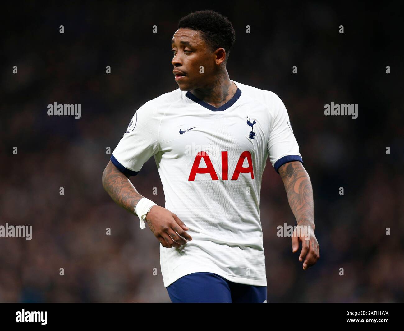 London, Großbritannien. Februar 2020. Steven Bergwijn von Tottenham Hotspur während des Premier-League-Spiels zwischen Tottenham Hotspur und Manchester City am 02. Februar 2020 im Tottenham Hotspur Stadium, London, England. Credit: Cal Sport Media/Alamy Live News Stockfoto