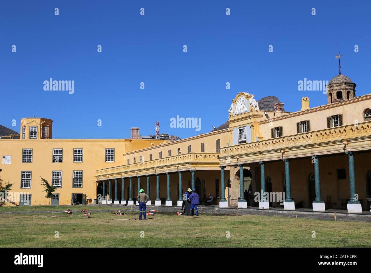 Äußerer Hof, Schloss der Guten Hoffnung, Kapstadt, Tafelbucht, Provinz Westkap-Provinz, Südafrika, Afrika Stockfoto