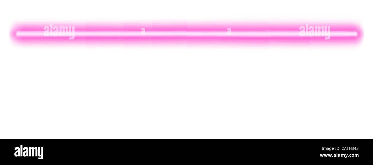 Webbanner mit leuchtendem Leuchtreklack. Fluoreszierende Laserstrahlung. Lichtstrahl. Stock Vektor