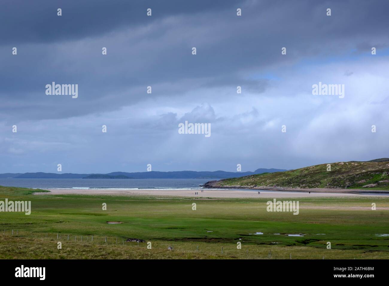 Coigach achnahaird Beach auf der Halbinsel Ross-shire Highlands Scotland Stockfoto