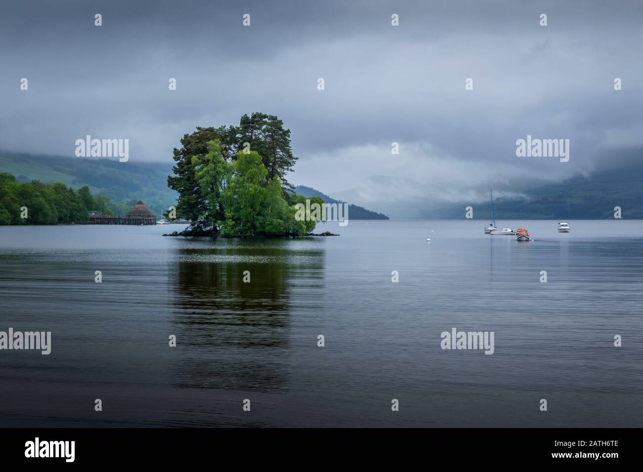 Loch Tay Aberfeldy Perthshire Schottland Perth und Kinross Stockfoto