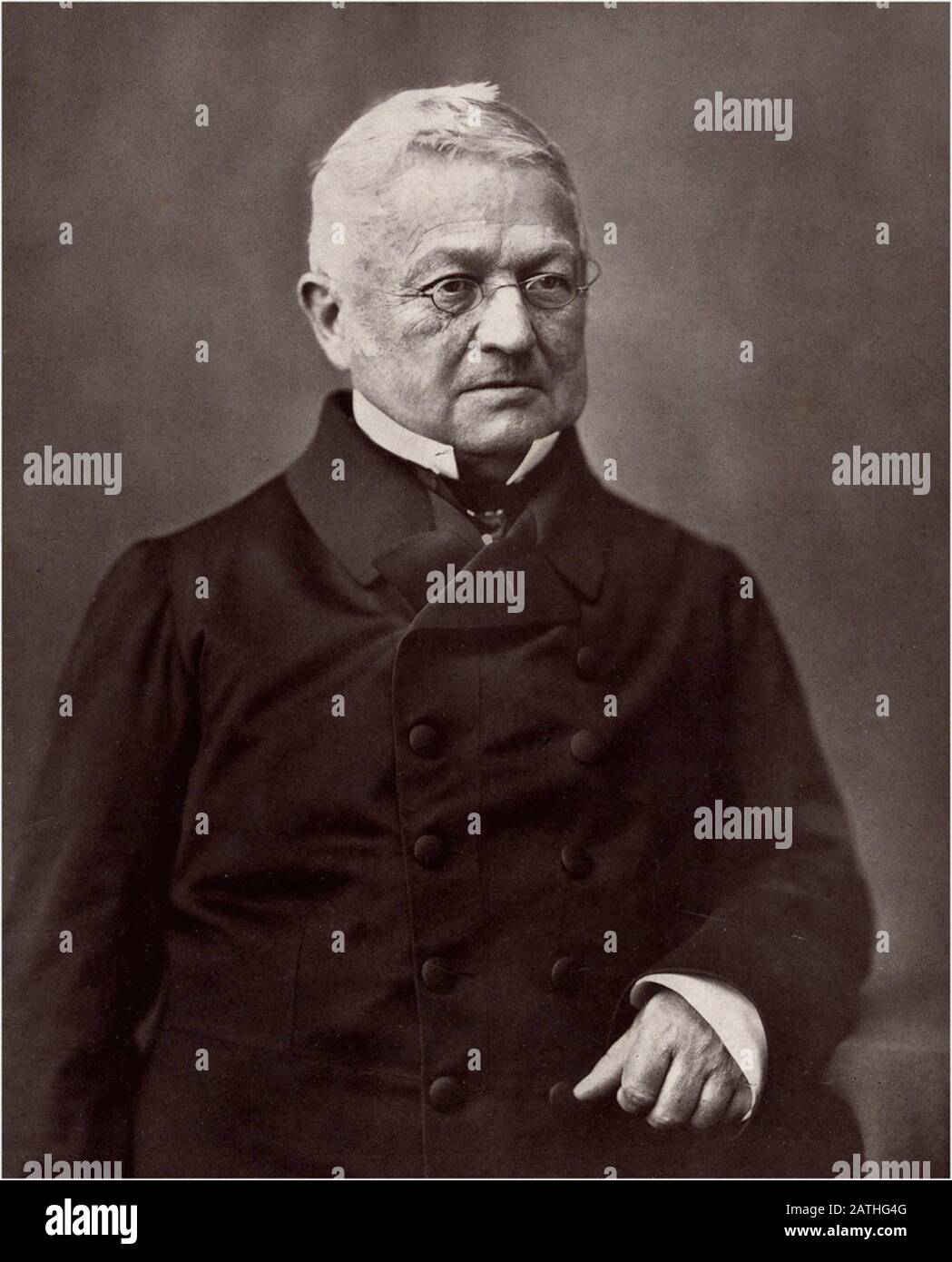 Adolphe Thiers (177-1877), französischer Politiker Präsident der Republik vom 31. August 1871 bis zum 24. Mai des Jahres 1873 Stockfoto
