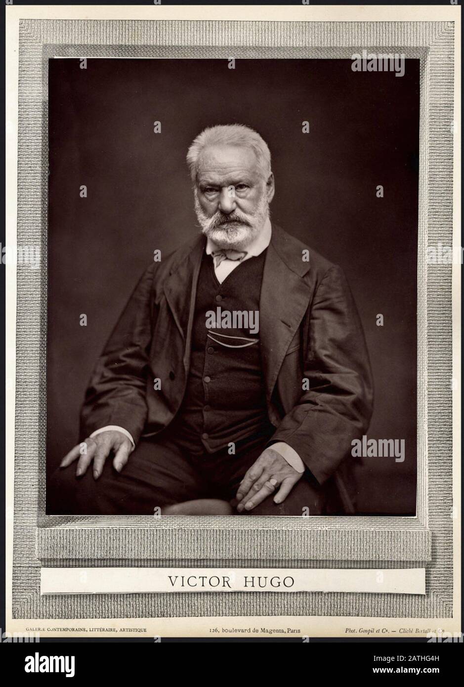 Victor Hugo (1802-1885), französischer Schriftsteller Stockfoto