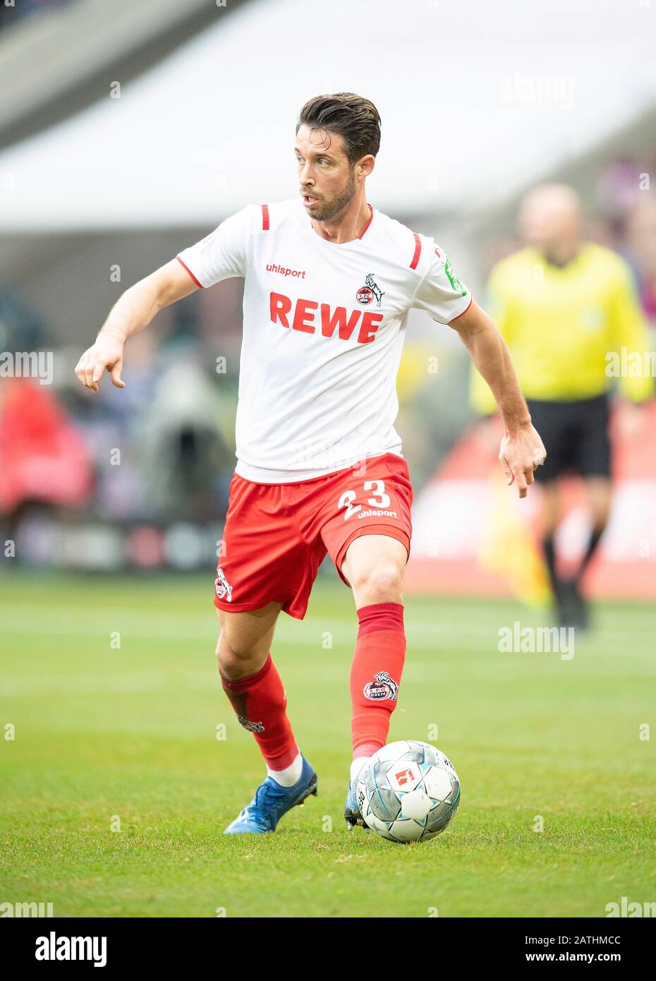 Köln, Deutschland. Februar 2020. Mark UTH (K) Aktion, Fußball 1.Bundesliga, 20.Spieltag, FC Köln (K) - SC Freiburg (FR) 4:0, am 02.02.2020 in Köln/Deutschland. Weltweite Nutzung Credit: Dpa Picture Alliance / Alamy Live News Stockfoto