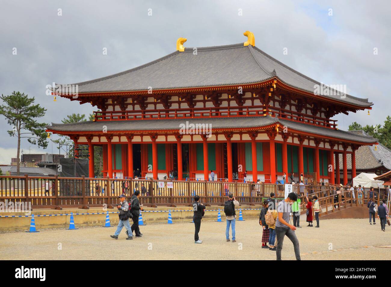 Kofuju-ji-Tempel in Nara, die alte Hauptstadt des japanischen Insel Honshu Stockfoto