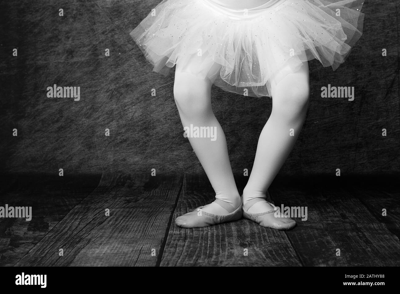 Ballettbeine Stockfoto