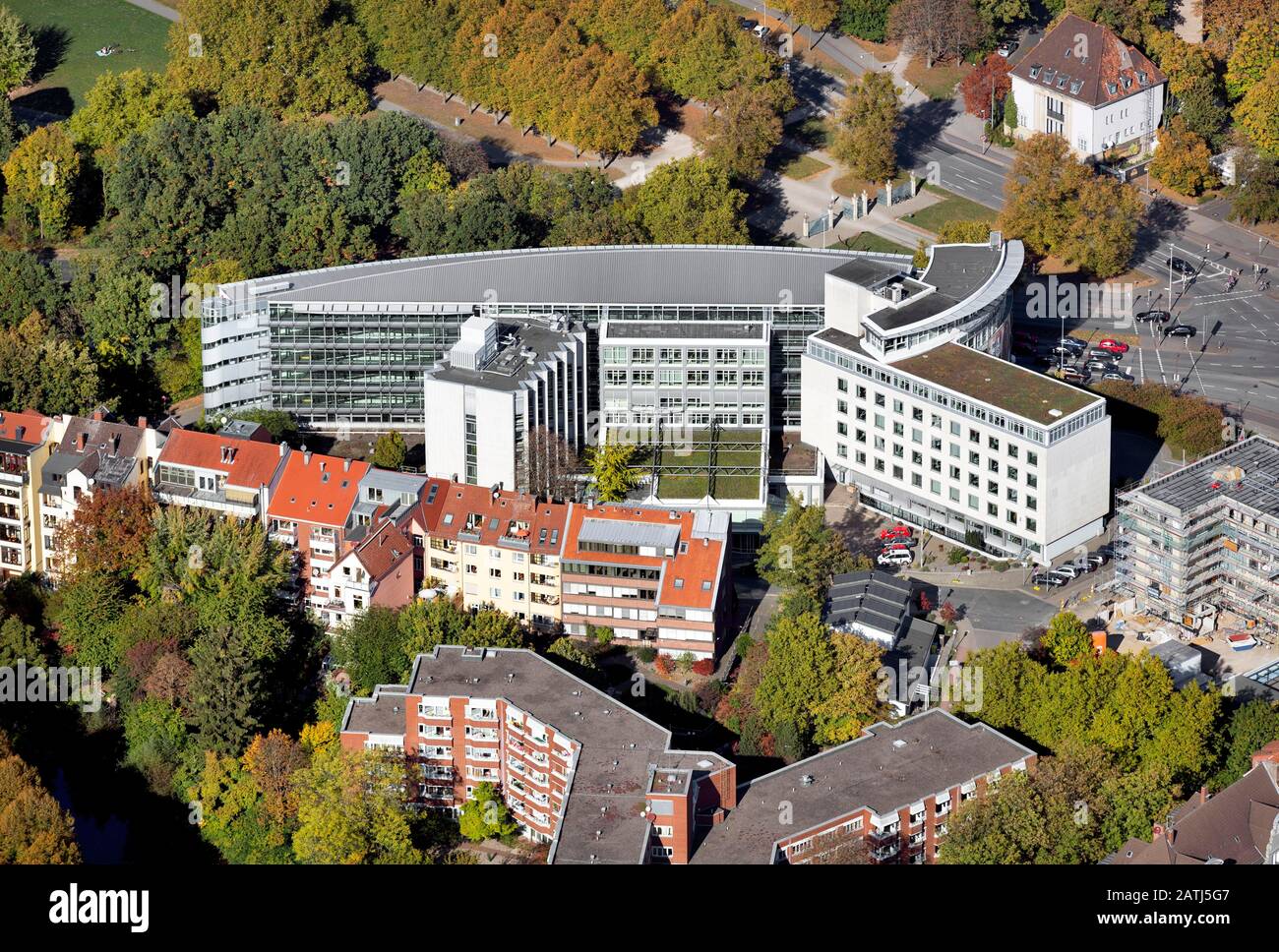 Verwaltungsgebäude der Gewerkschaft Bergbau, Chemie und Energie, IGBCE, Hannover, Niedersachsen, Deutschland Stockfoto