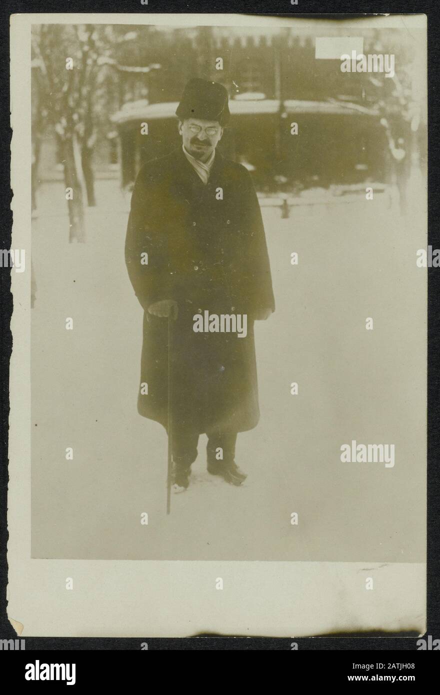 Beschreibung: Leo Trotzki [Dawidowitsch Born Lew Bronstein 1879-1940] Datum: {1914-1918} Schlüsselwörter: WWI, Politiker Personenname: Trotzki, Leo Stockfoto