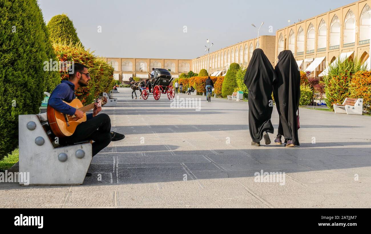 Maydan-i Shah-Platz Isfahan (iran) Stockfoto