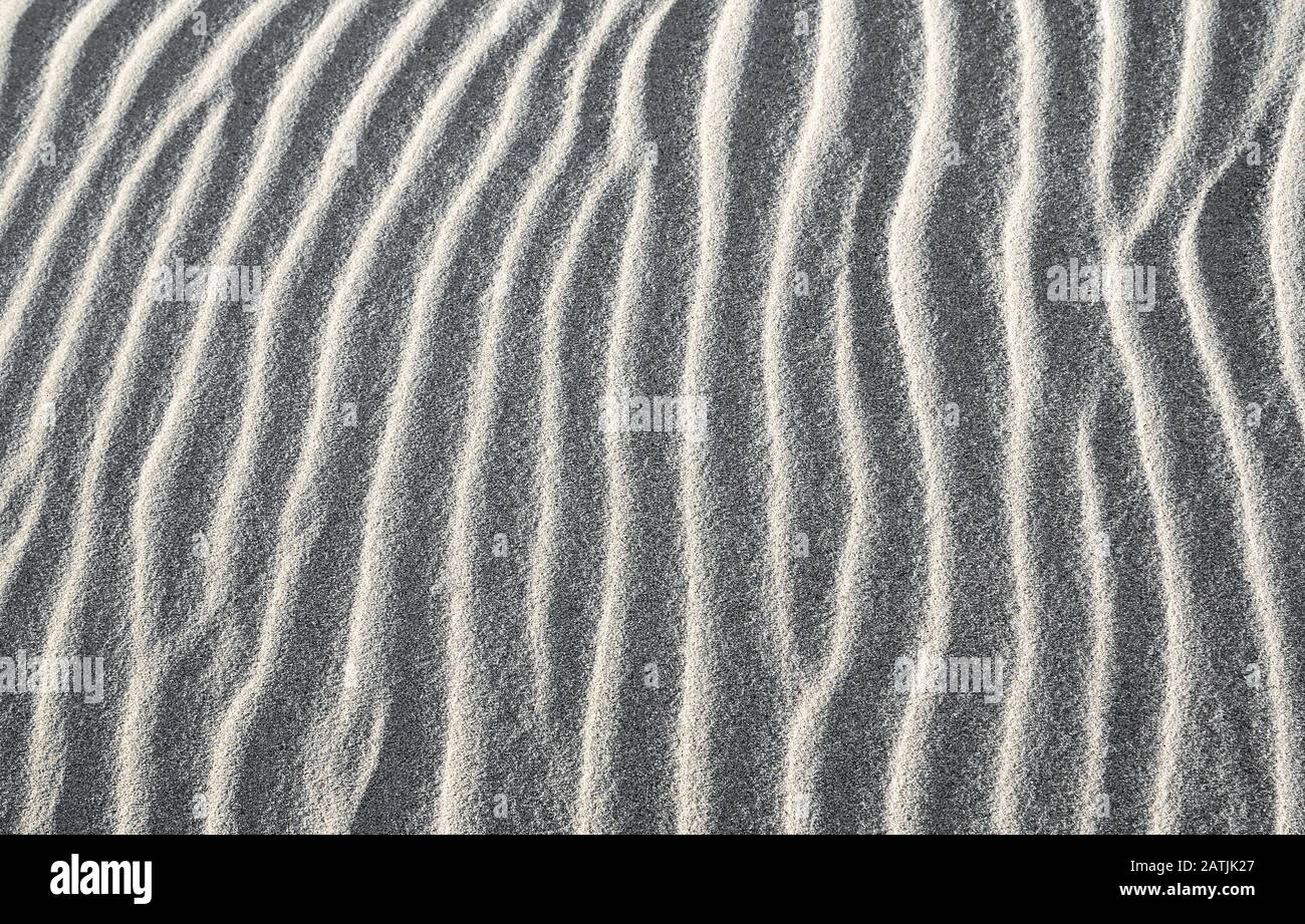 Rippels an der Nordsee im niedersächsischen Wattenmeer. Stockfoto