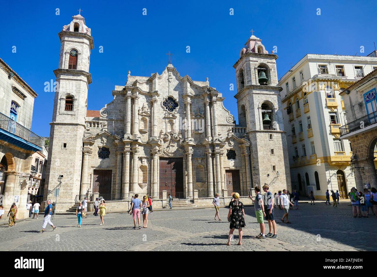 Kathedrale der Jungfrau der Unbefleckten Empfängnis Havanna Kuba 02/04/2018 Stockfoto