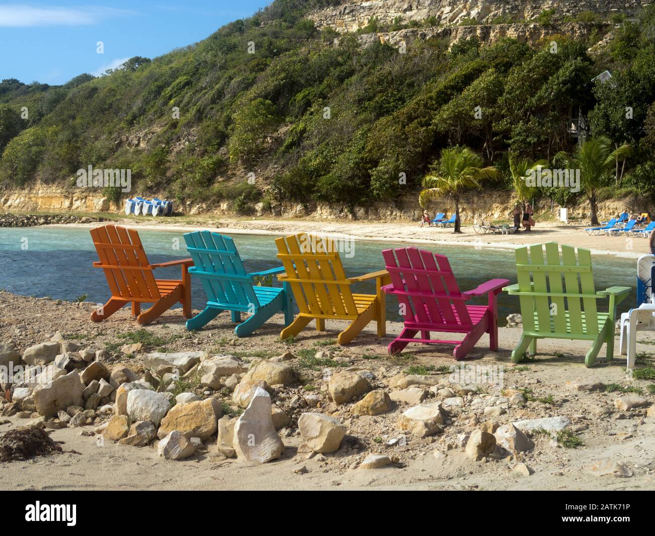 Nonsle Bay Resort auf Antigua und Barbuda auf den Windward Islands Stockfoto