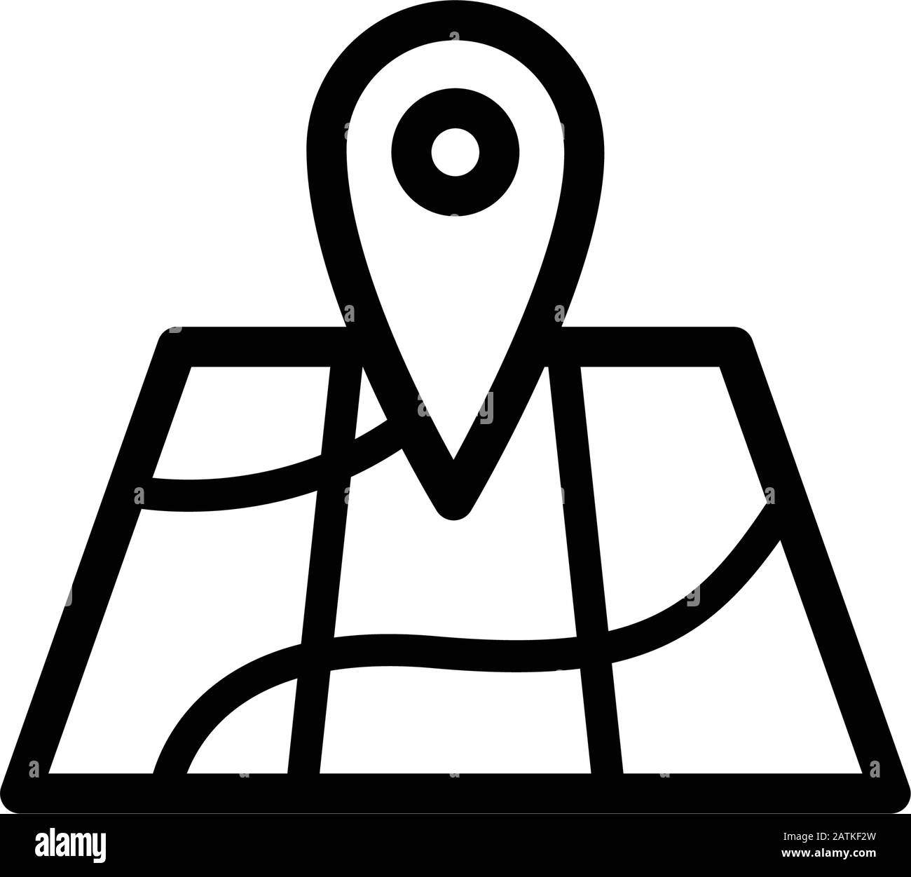 Vektor der Designvorlage für Kartensymbole Stock Vektor