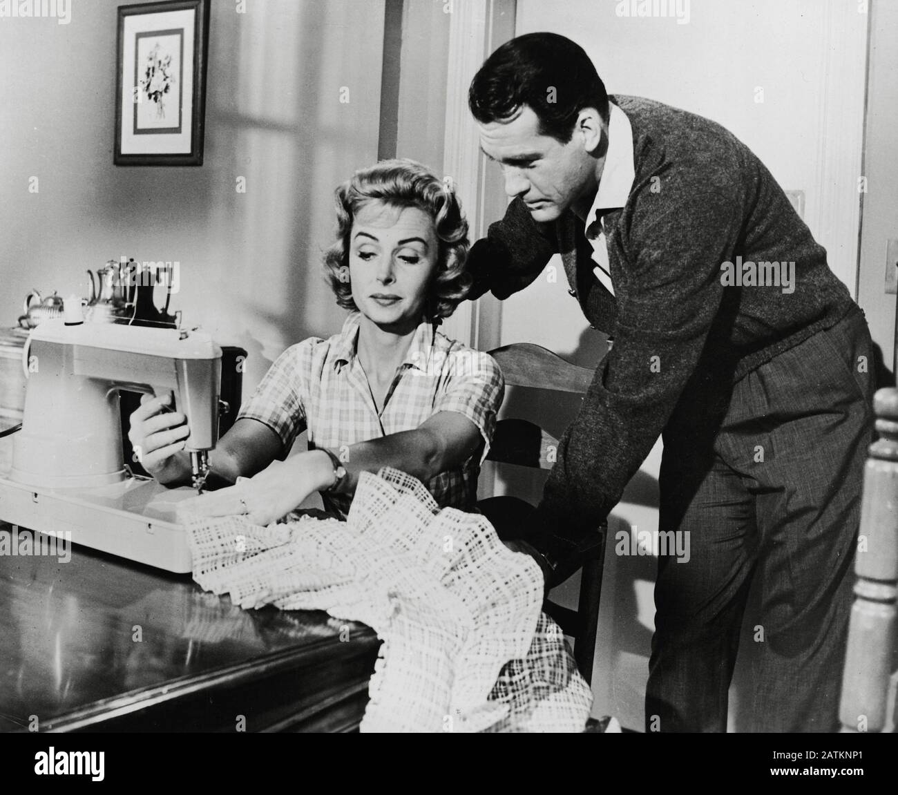 Donna Reed, Carl Betz in einer Folge aus der dritten Staffel von "The Donna Reed Show" (1960) ABC/Cinema Legacy Collection File Reference # 33962-078THA Stockfoto