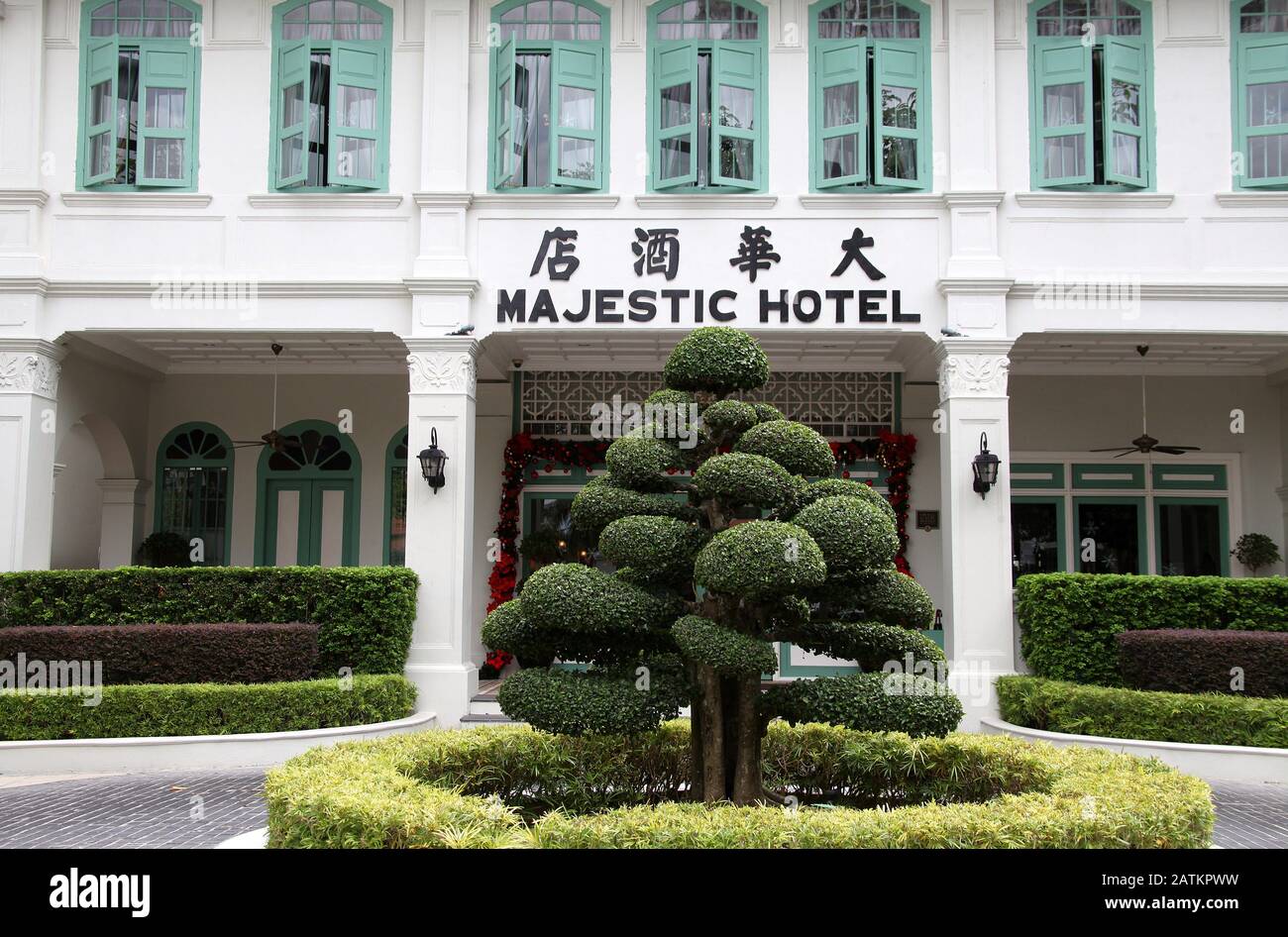 Majestätisches Hotel in Melaka in Malaysia Stockfoto