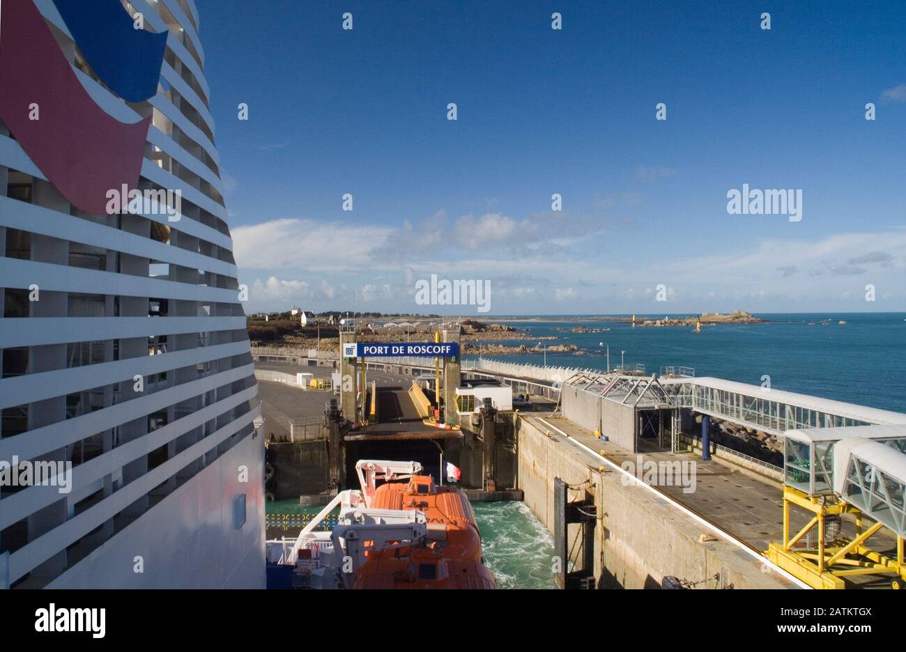 Brittany Ferries Stockfoto