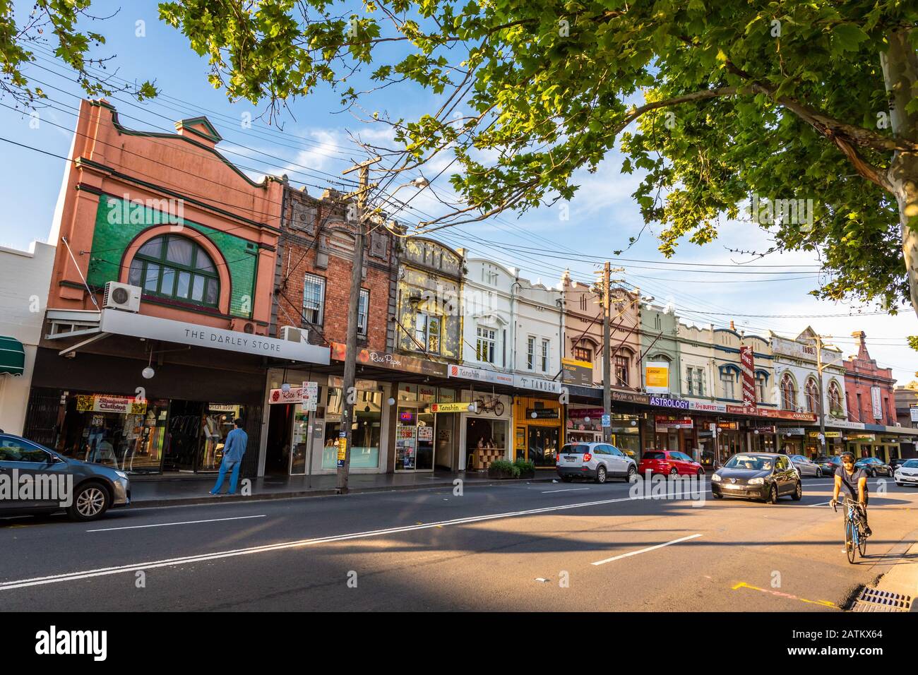 Sydney, Australien - 27. ott 2018: Princes Highway Road in Newtown Stockfoto