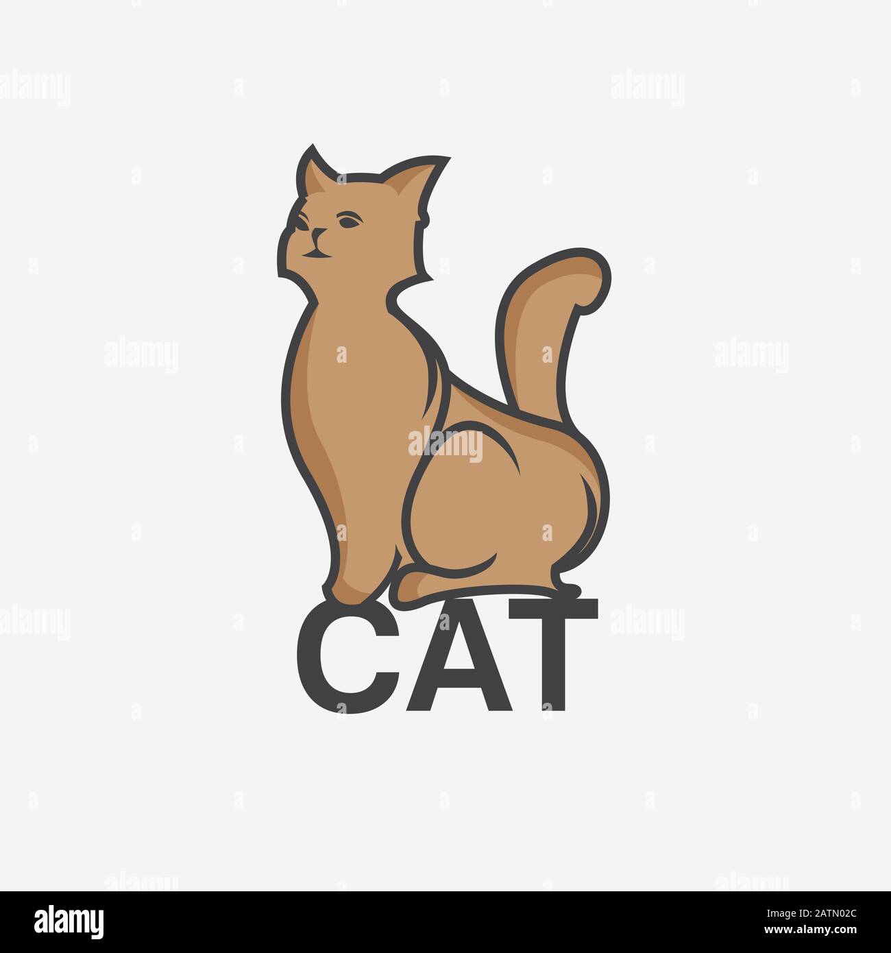 PET Care Logo mit Hund, Katze, Pet Care Logo Template Design Vector, Emblem, Design Concept, Creative Symbol, Icon, PET Care Logo Design Template, Logo Stock Vektor