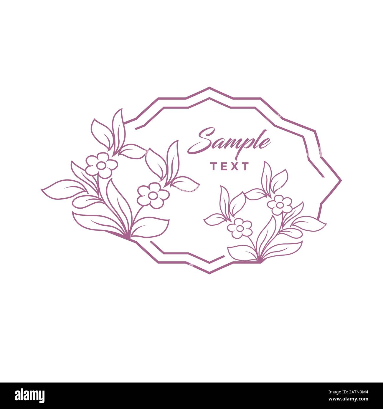 Trendige Blumensymbole und moderne Blumensymbole für Logos, Web, Anwendungen, UI. Ein einfaches Blumensymbol. Blumensymbol flache Vektorgrafiken für gr Stock Vektor