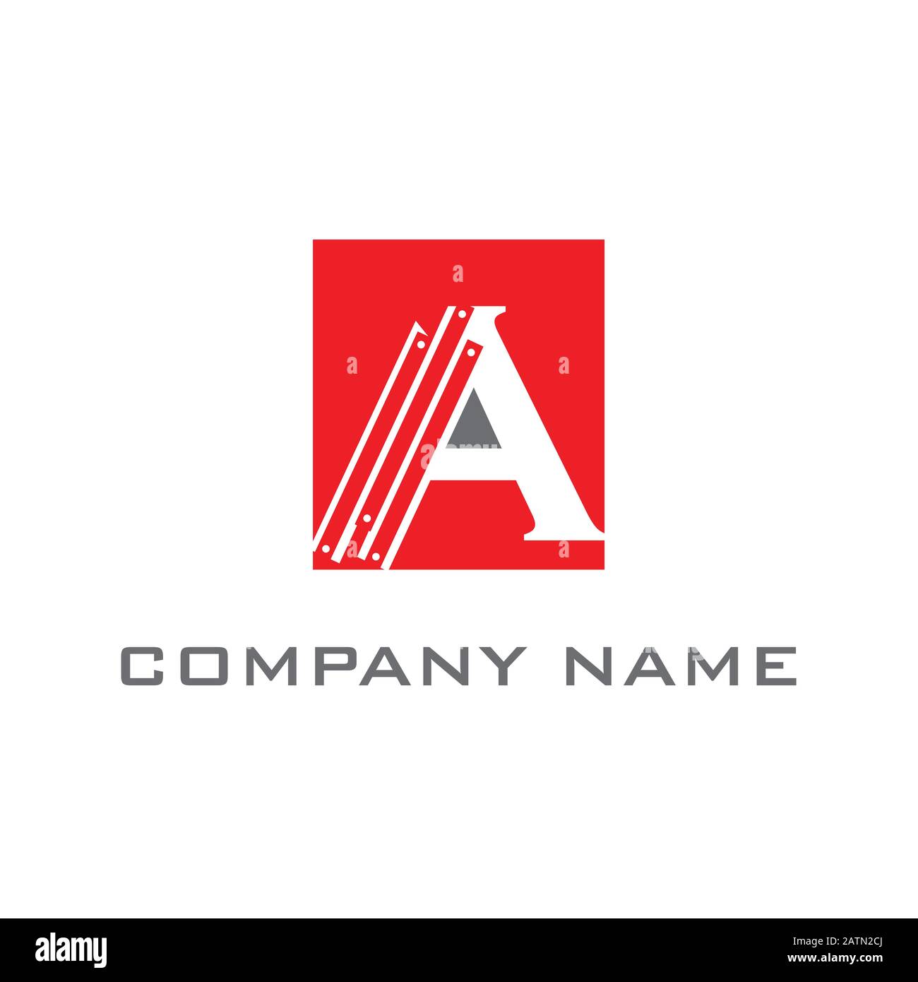 Ein Buchstaben-Logo, ein Premium-Qualitätslogo, Ein Anwaltlogo.Letter A, ein Logo-Symbol, eps10 Stock Vektor