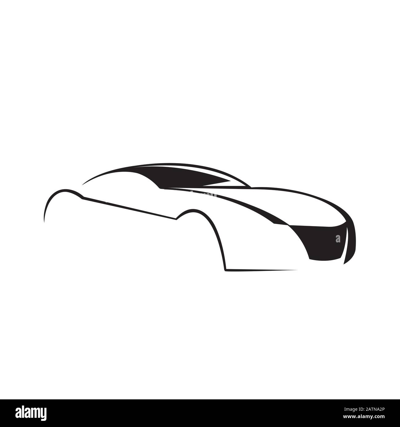 Service Car Reparatur, Wiederherstellung und Club Design Elemente. Vektorgrafiken. Stock Vektor