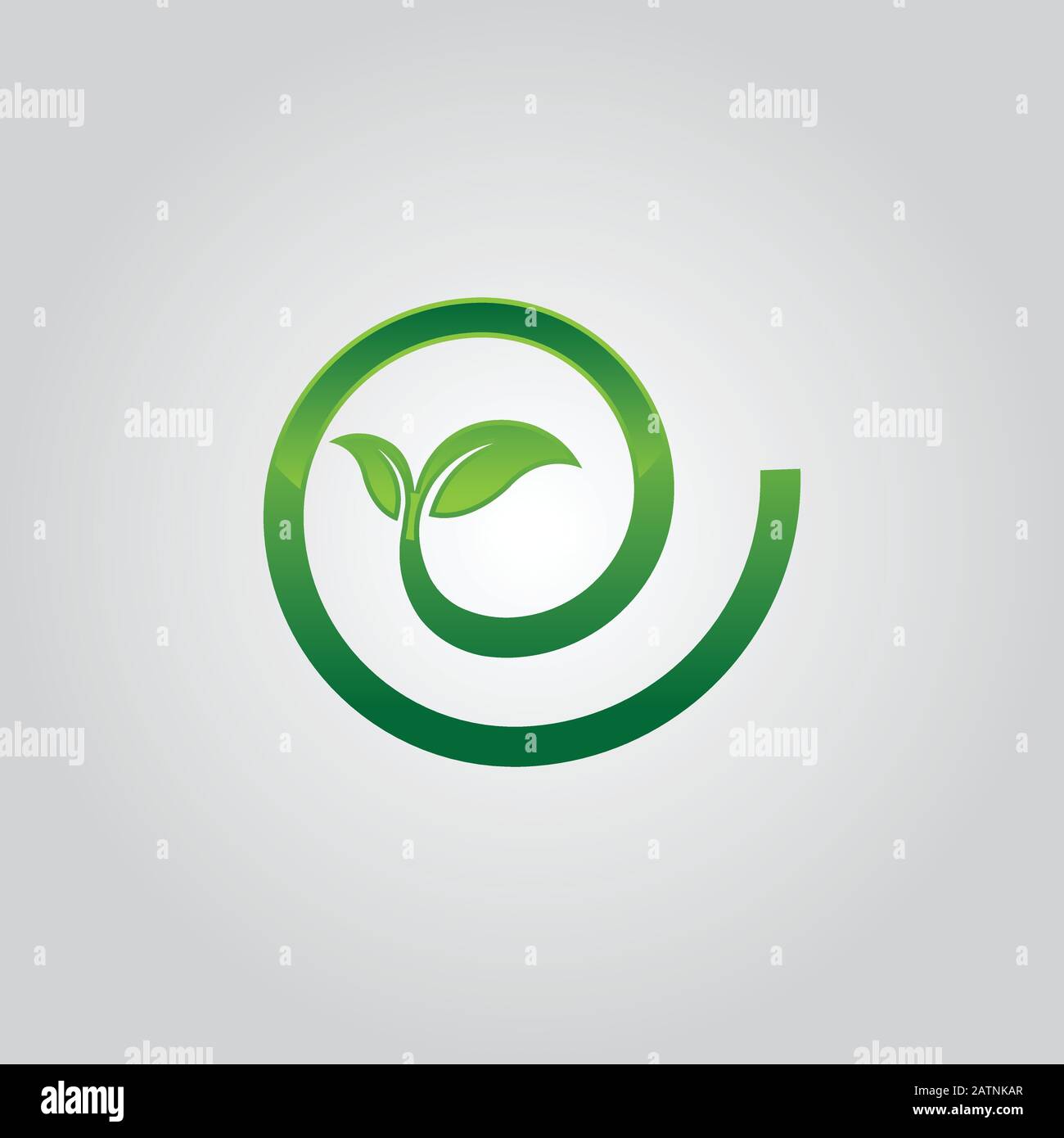 Design Form Blattlogo und abstraktes organisches Blattlogo. Leaf Logo eco Graphic kreative Vorlage. Umweltdekoration modernes Blattemblem Stock Vektor