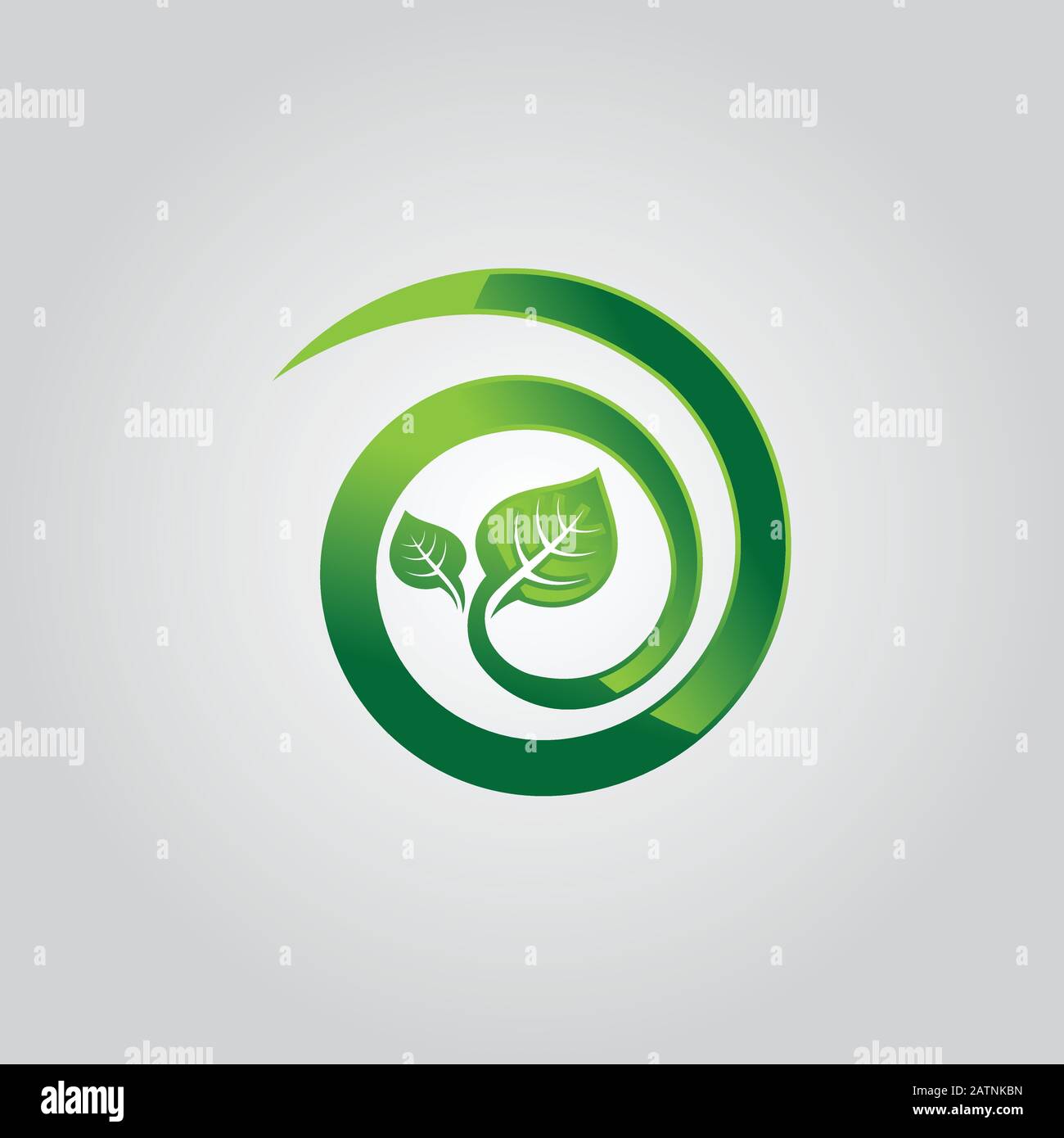 Design Form Blattlogo und abstraktes organisches Blattlogo. Leaf Logo eco Graphic kreative Vorlage. Umweltdekoration modernes Blattemblem Stock Vektor