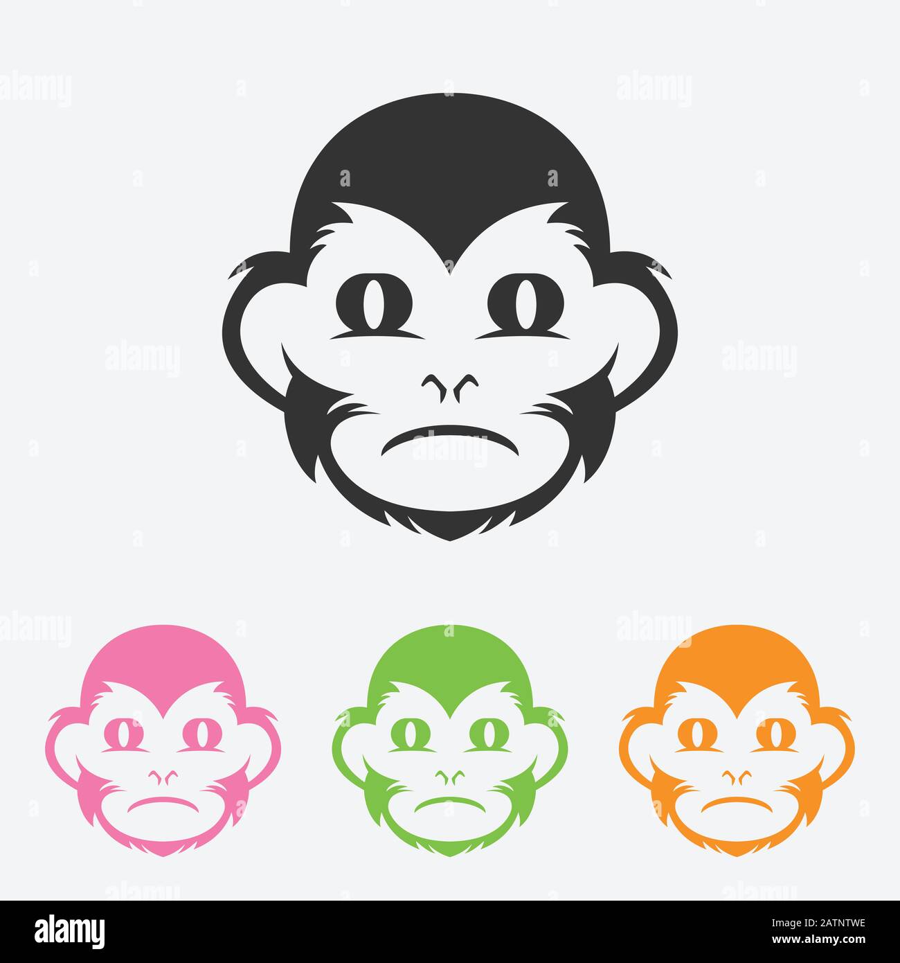 Flaches Design. Modernes Vektorpiktogramm für Webgrafiken, Farbe festlegen - Aktienvektor, eps 10 Stock Vektor