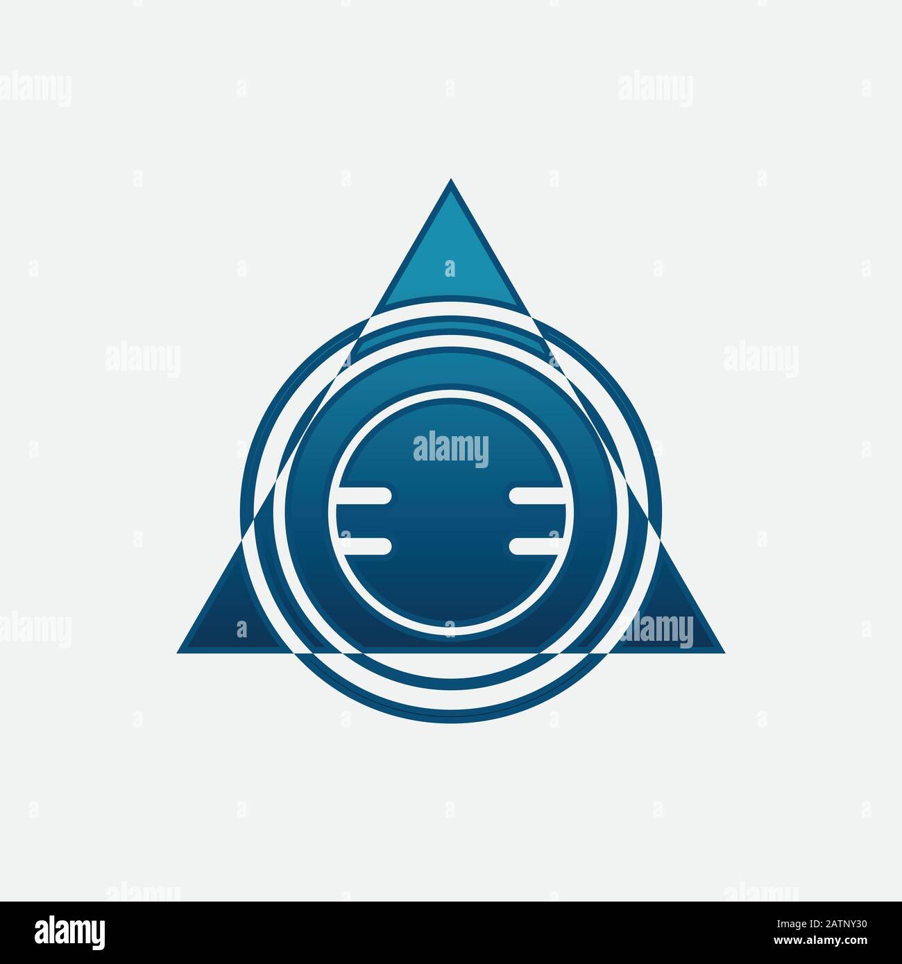 Konzeptzeichnung mit Vektorlogo, Logo mit Medienlogo, Logo wiedergeben, Player-Logo, Logo mit Movie Player, Symbol mit Multimedia-Logo und Logo für Audio-Musik Stock Vektor