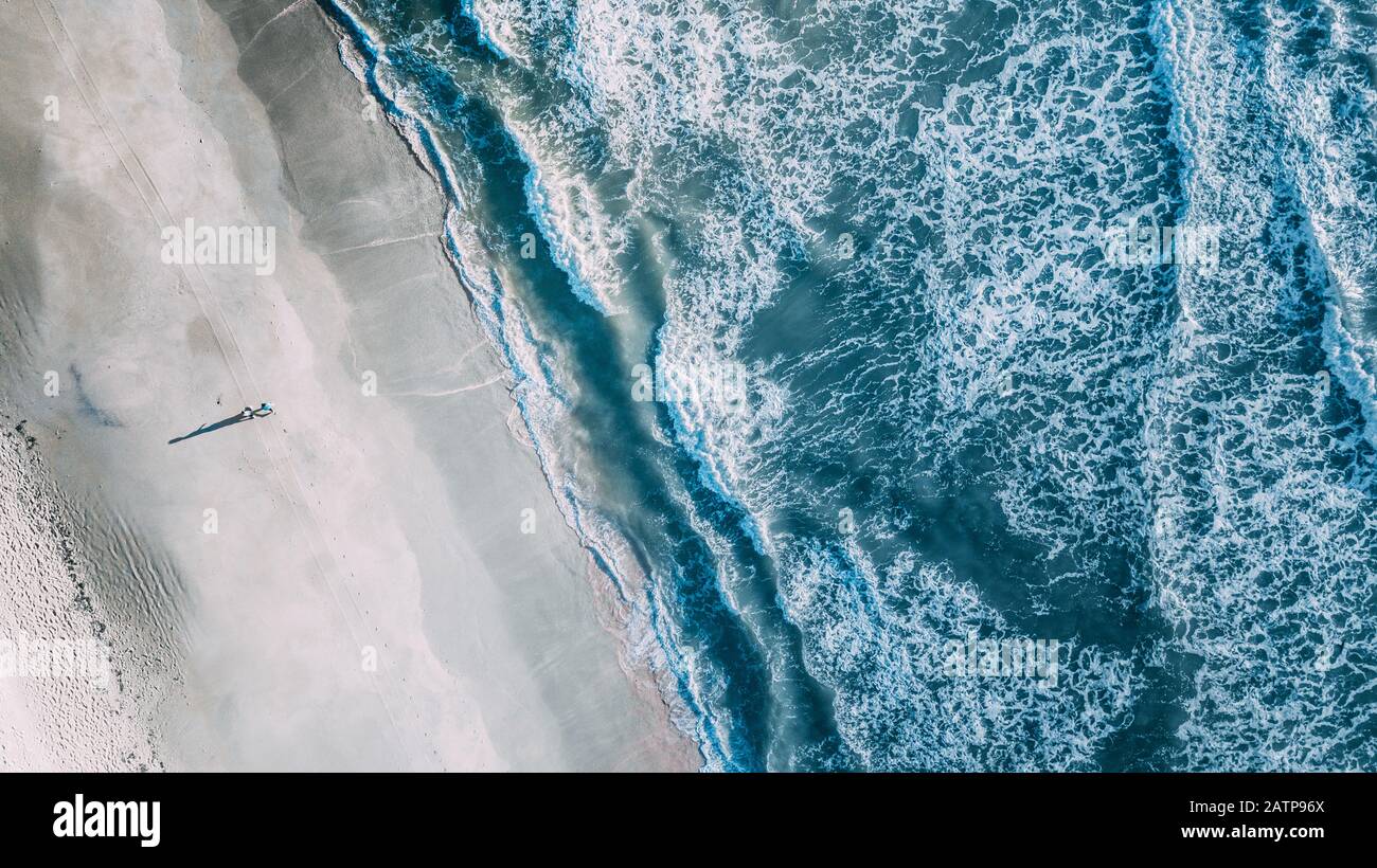Blue Ocean Waves Stockfoto