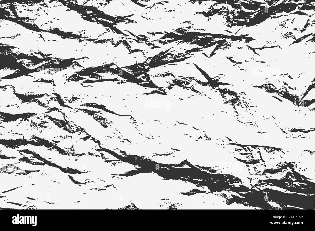 Abstrakte Grunge überlagert gehüllte Papiertextur. Vektordarstellung des schwarzen und weißen Grunge-Hintergrunds für Ihr Design Stock Vektor